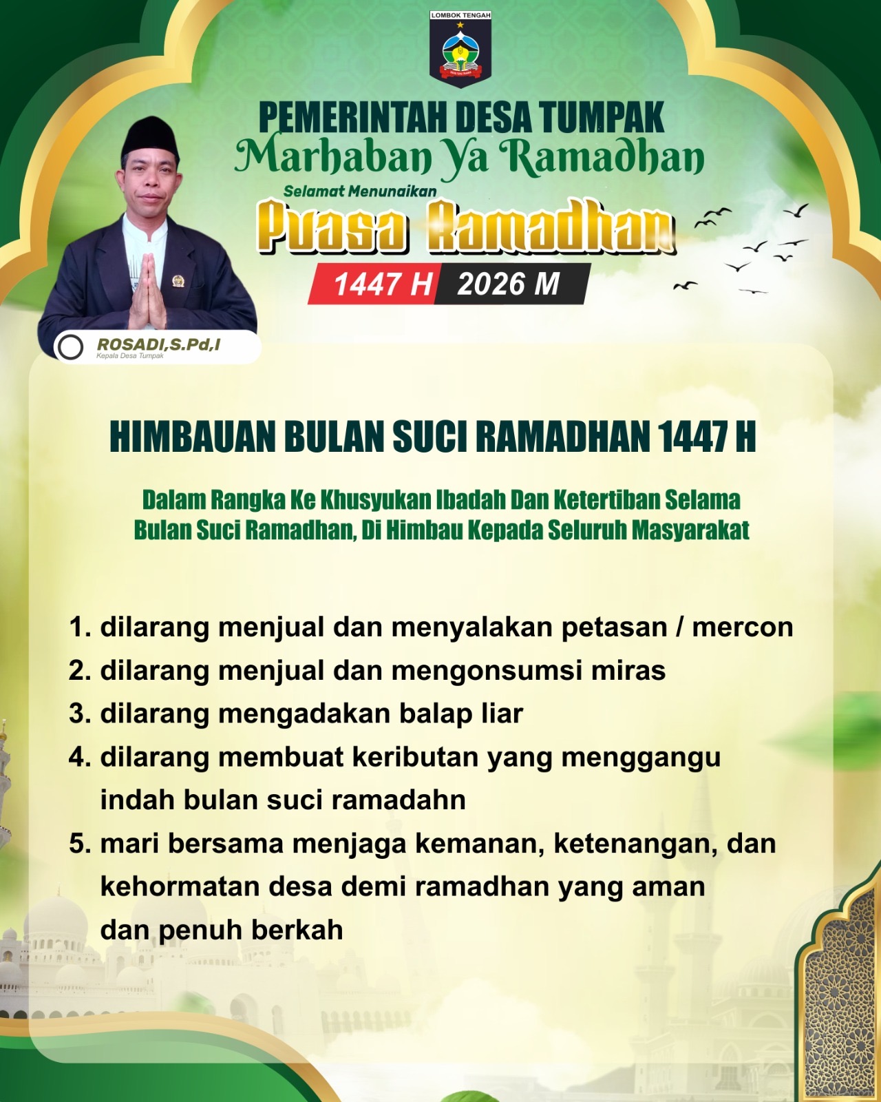marhaban Ya Ramadhan 1447 H / 2026 M